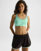 Terry Towelling Bralette - Mint Green
