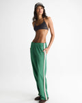 Side Stripe Track Pants - Eucalyptus Green