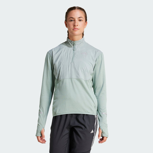 Women's adidas Ultimate Hi Vis Reflective 1/2-Zip Top