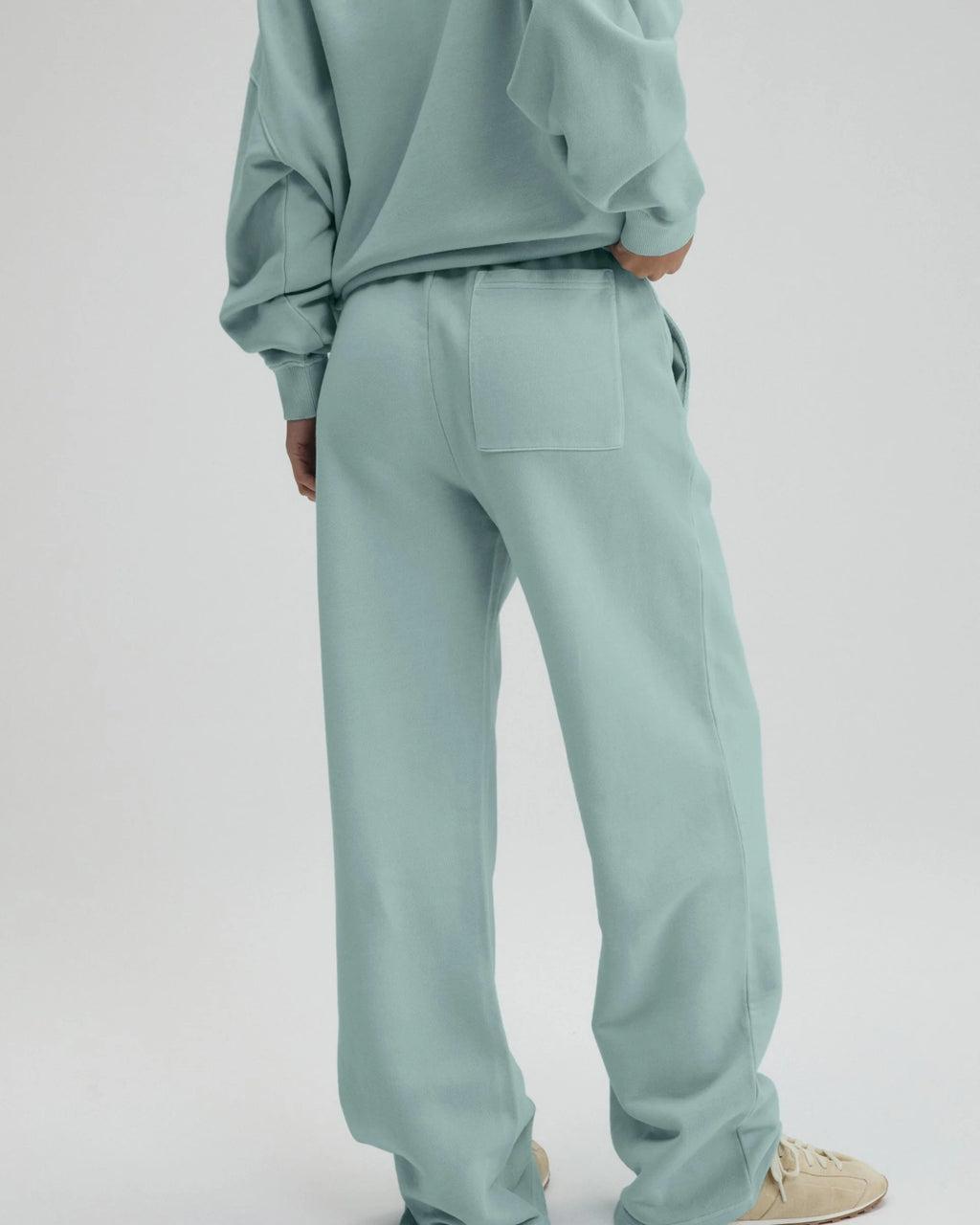Echo Washed Straight Leg Sweatpants - Ocean Blue/Midnight Blue