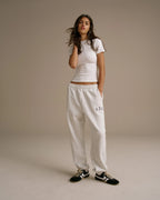 Cotton Short Sleeve Top - White