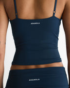 Skinny Strap Top - Navy Blue