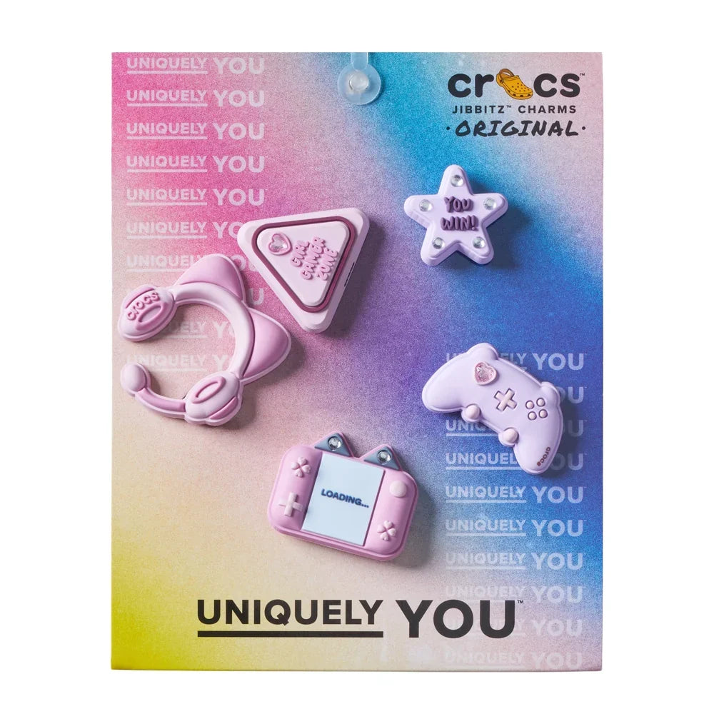 Girl Gamer 5 Pack Shoe Charms product image