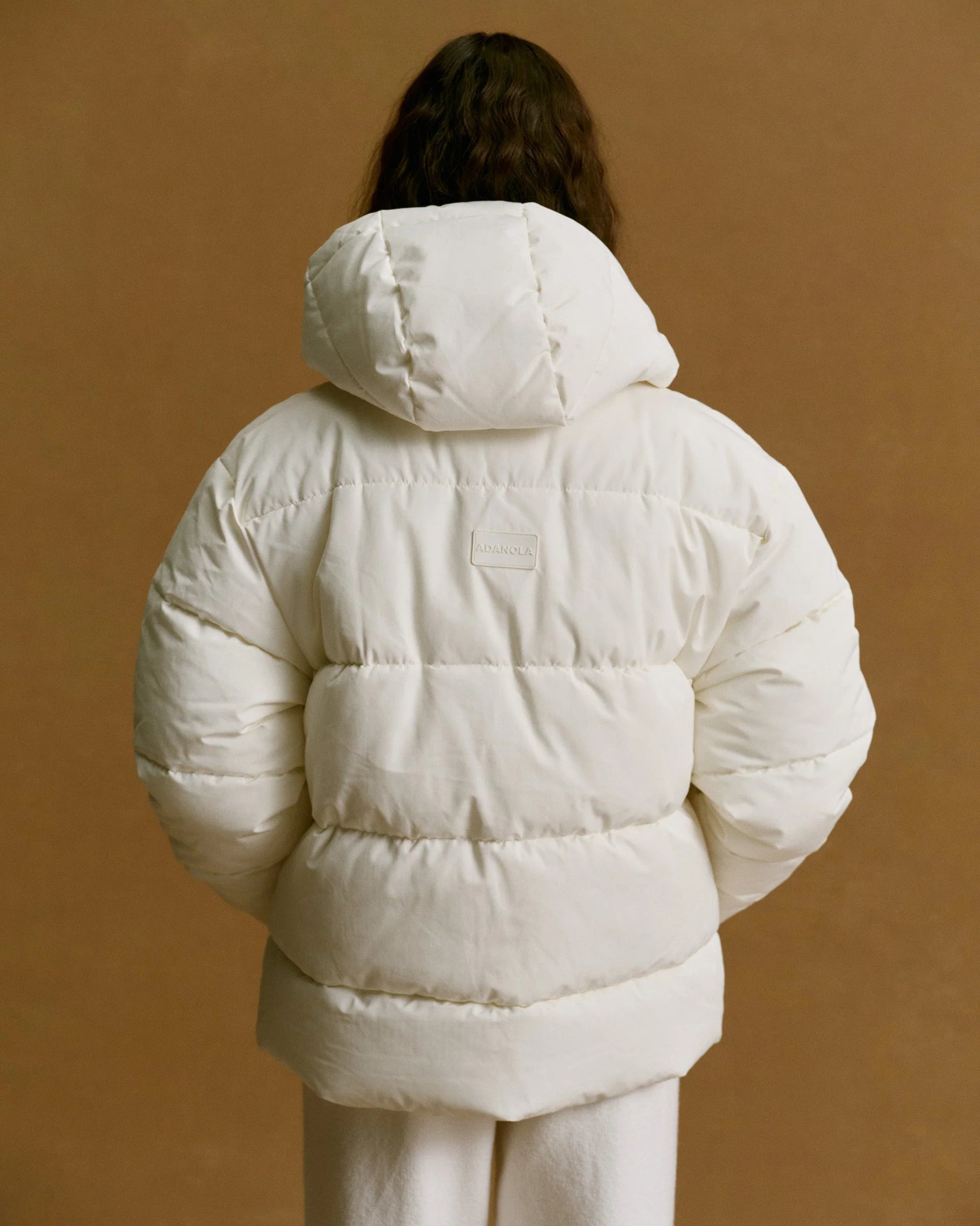 Hooded Puffer Jacket - Marshmallow White