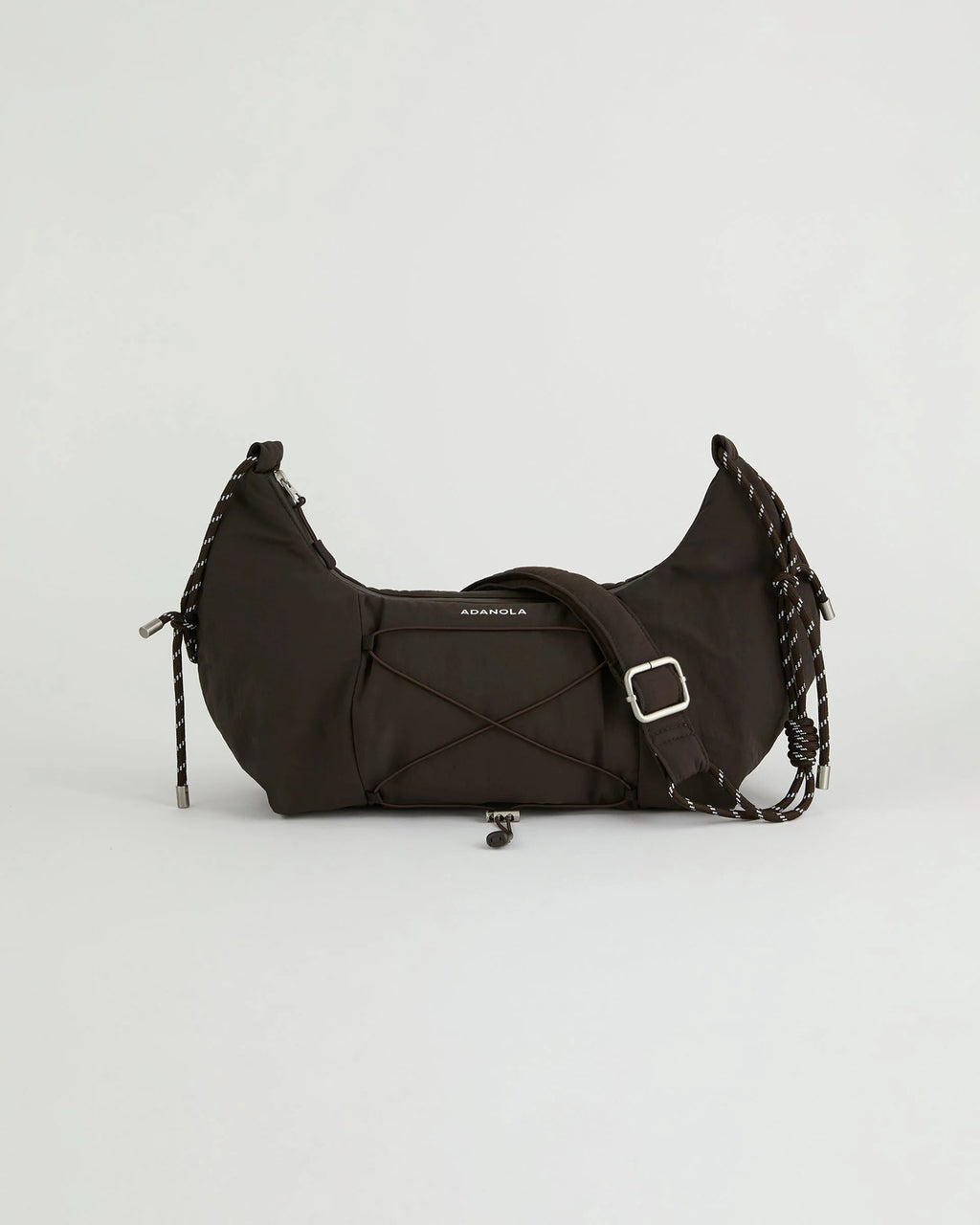 Large Rope Cross Body Bag - Coffee Bean