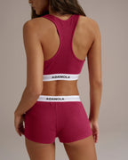 Intimate Boxer Shorts - Berry Red