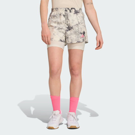 Women's adidas Own The Run Spray Dye 2-In-1 Short