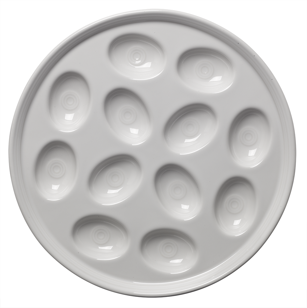 Retired Round Egg Serving Platter 11 1/4 Inch