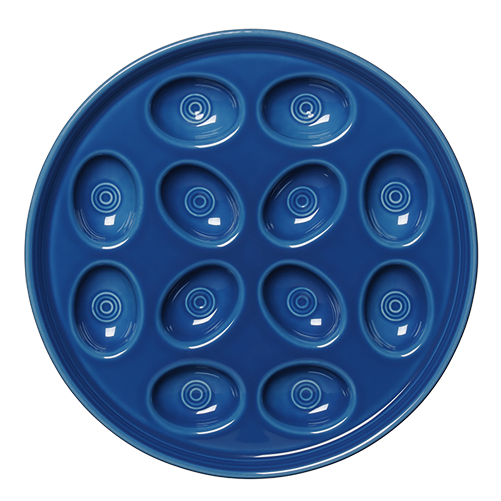 Retired Round Egg Serving Platter 11 1/4 Inch
