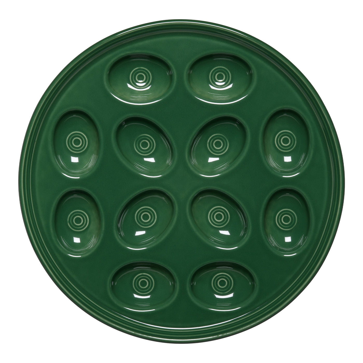 Retired Round Egg Serving Platter 11 1/4 Inch