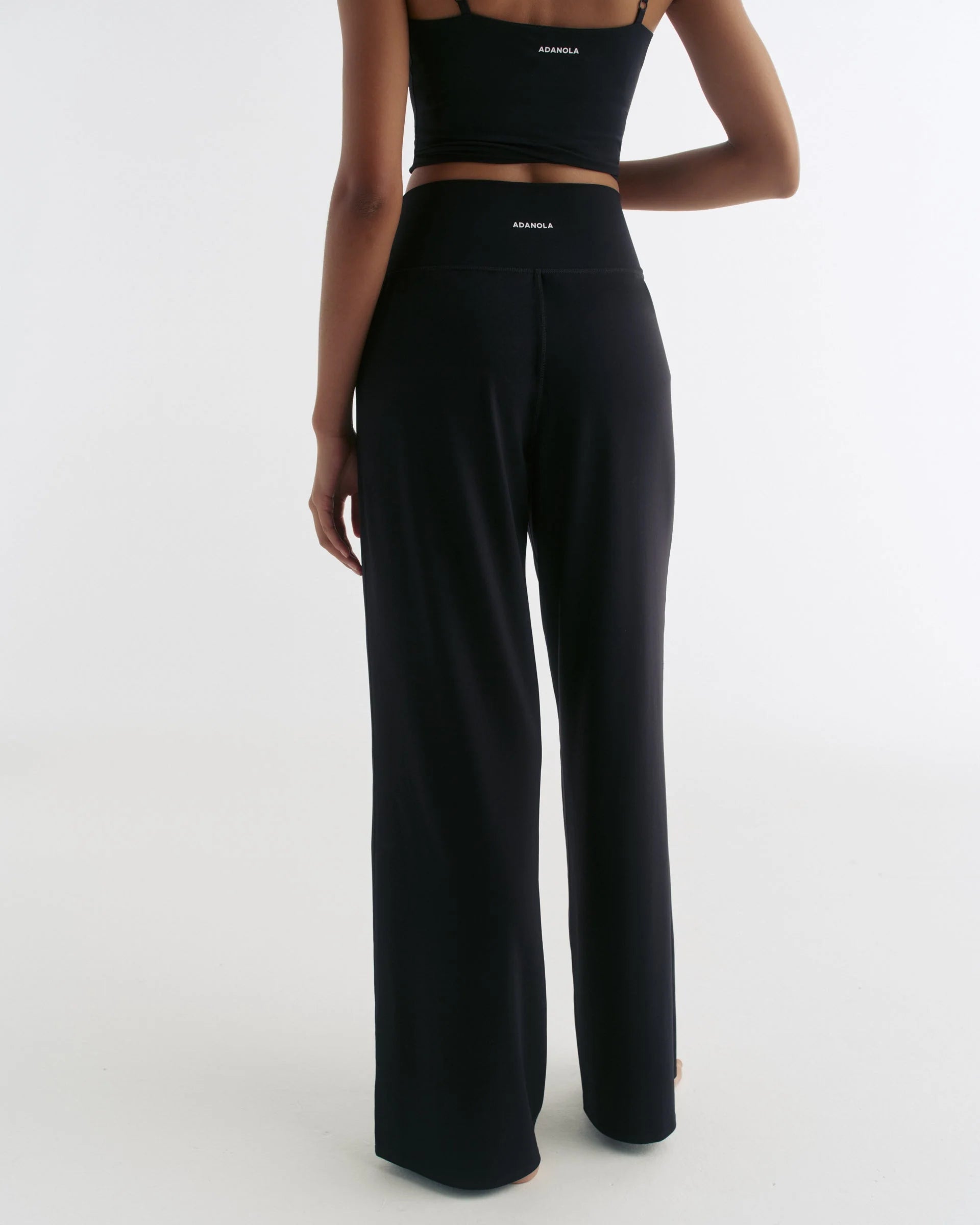 Wide Leg Yoga Pant - Black