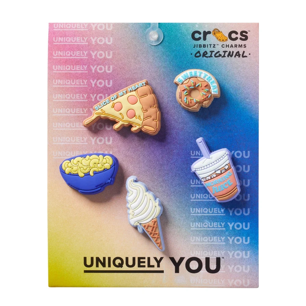 Funny Foods 5 Pack Shoe Charms product image
