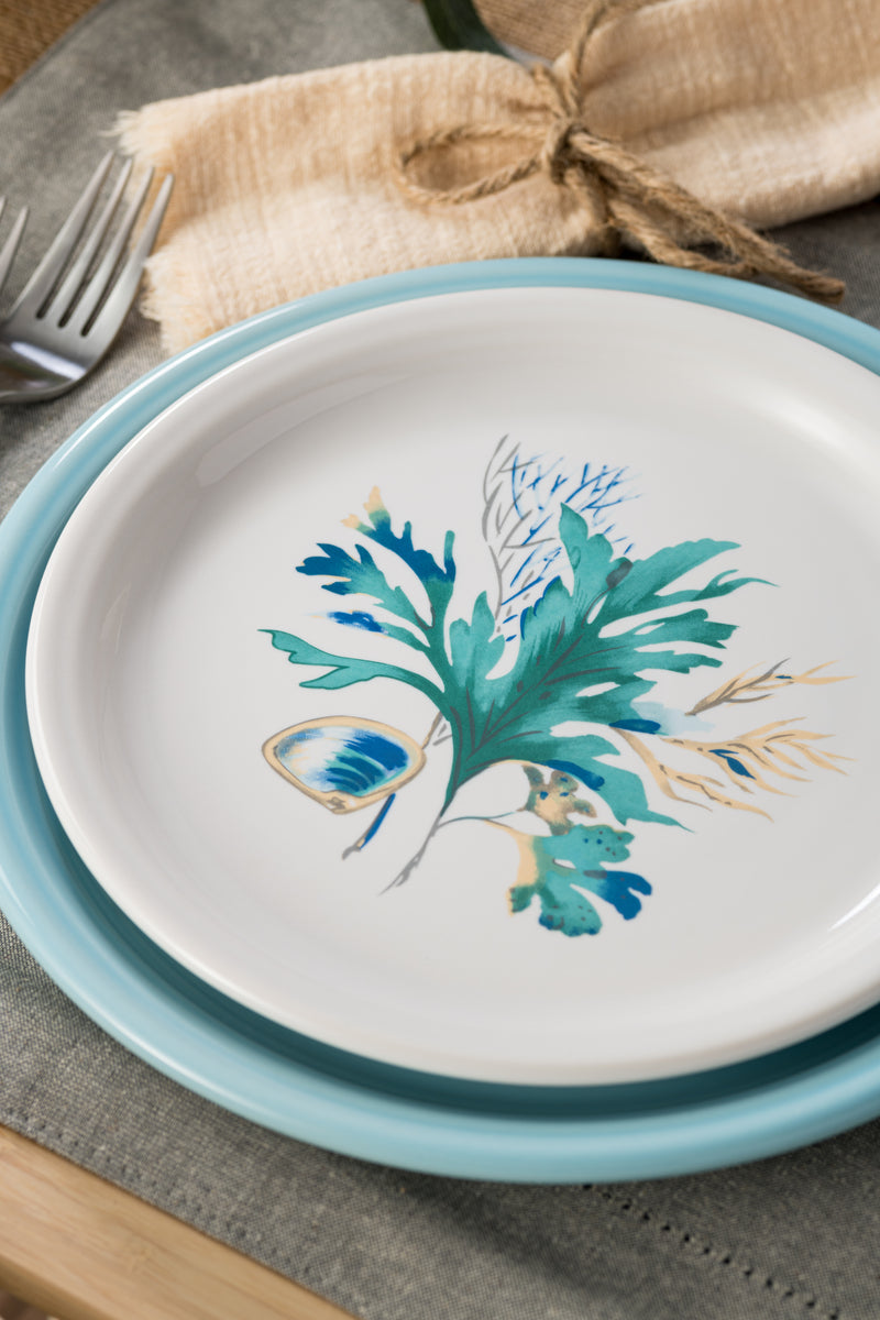 Retired Coastal Shores Bistro Coupe 9 Inch Luncheon Plate