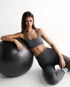 Ultimate Narrow Racer Back Bra - Graphite Grey