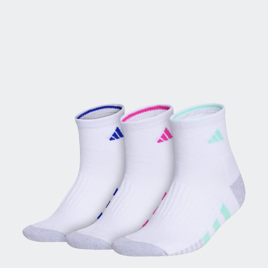 Cushioned Quarter Socks 3 Pairs