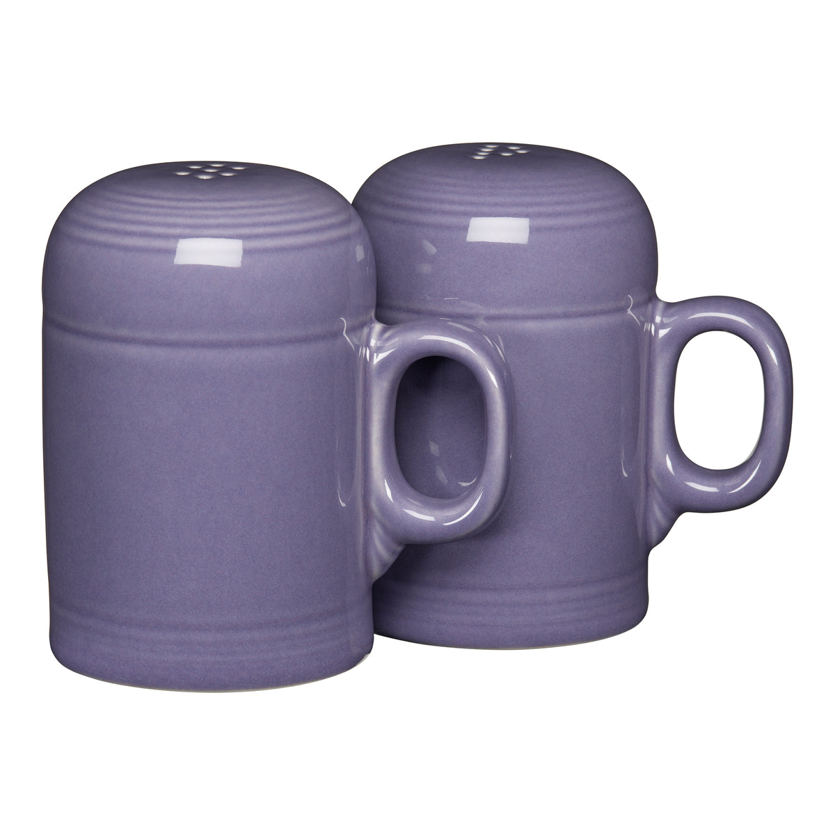 Lavender 4 5/8 Inch Rangetop Large Salt and Pepper Shaker Set