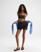 Ultimate Halter Double Layer Bra - Coffee Bean/Dusty Brown