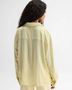 Linen Blend Shirt - Buttercream