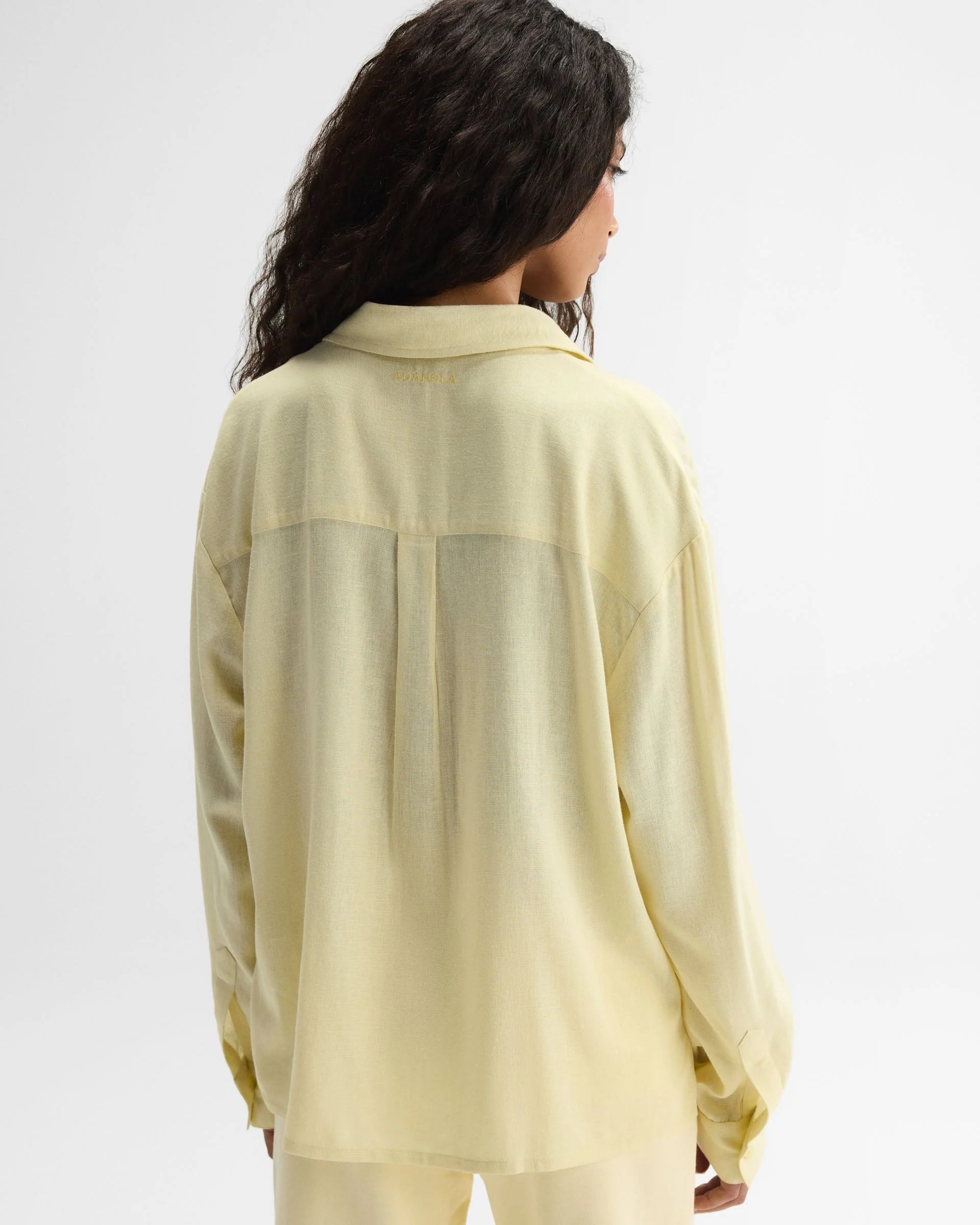 Linen Blend Shirt - Buttercream