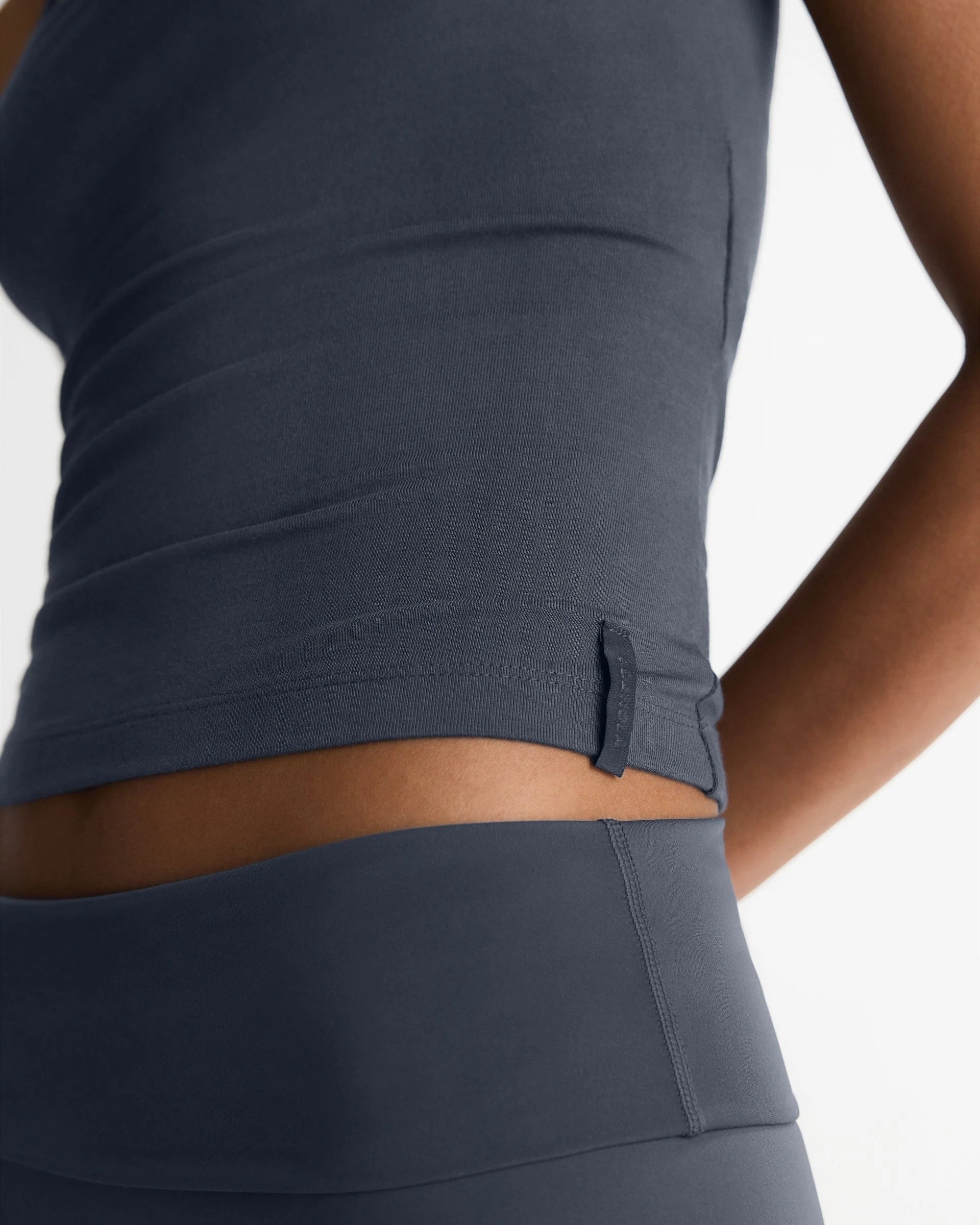 Soft Modal Skinny Strap Cami Top - Midnight Blue