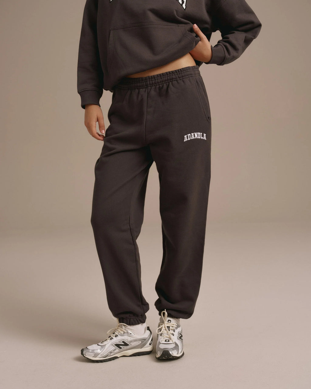 Varsity Sweatpants - Washed Coffee Bean