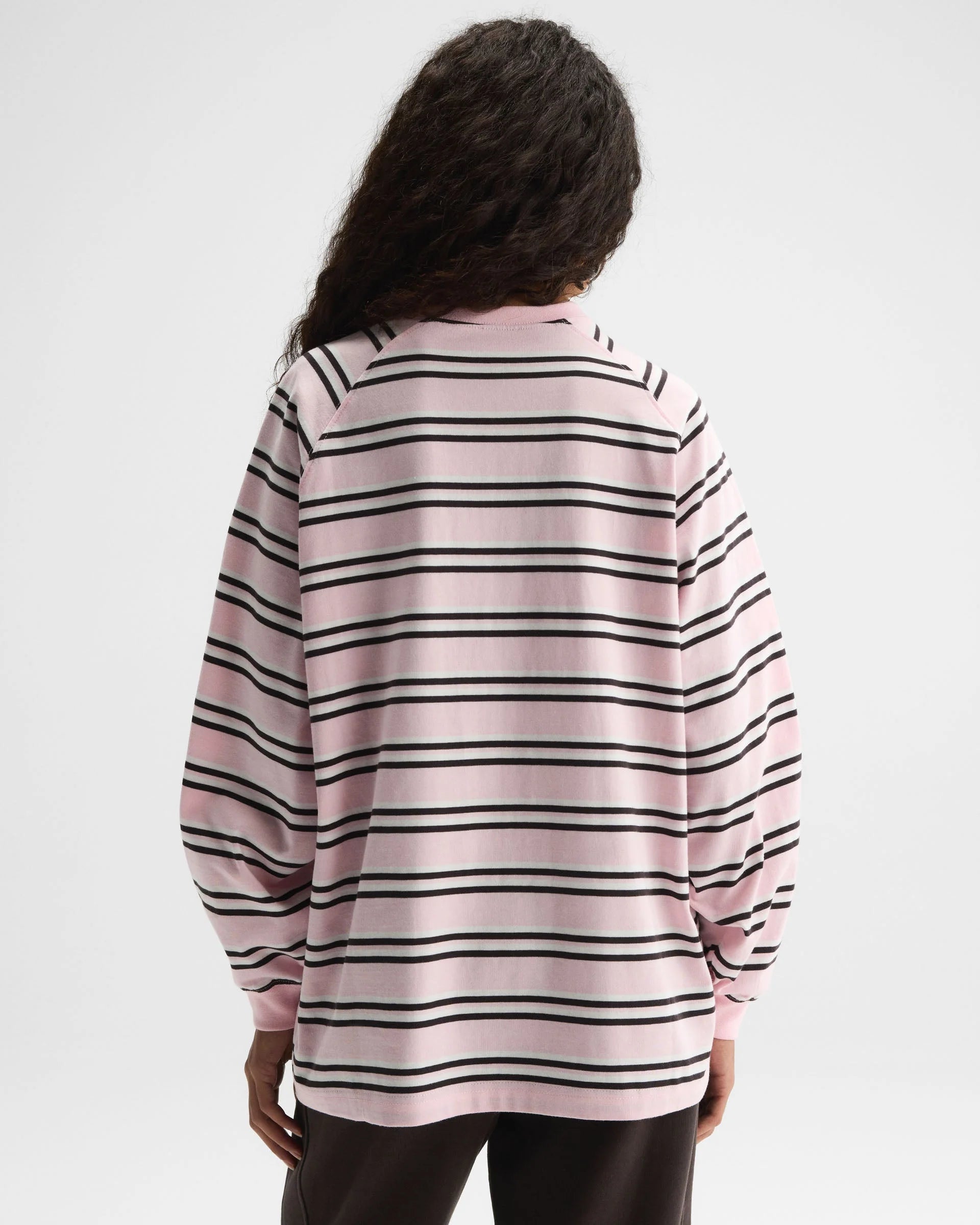 Stripe Long Sleeve T-shirt - Cloud Pink