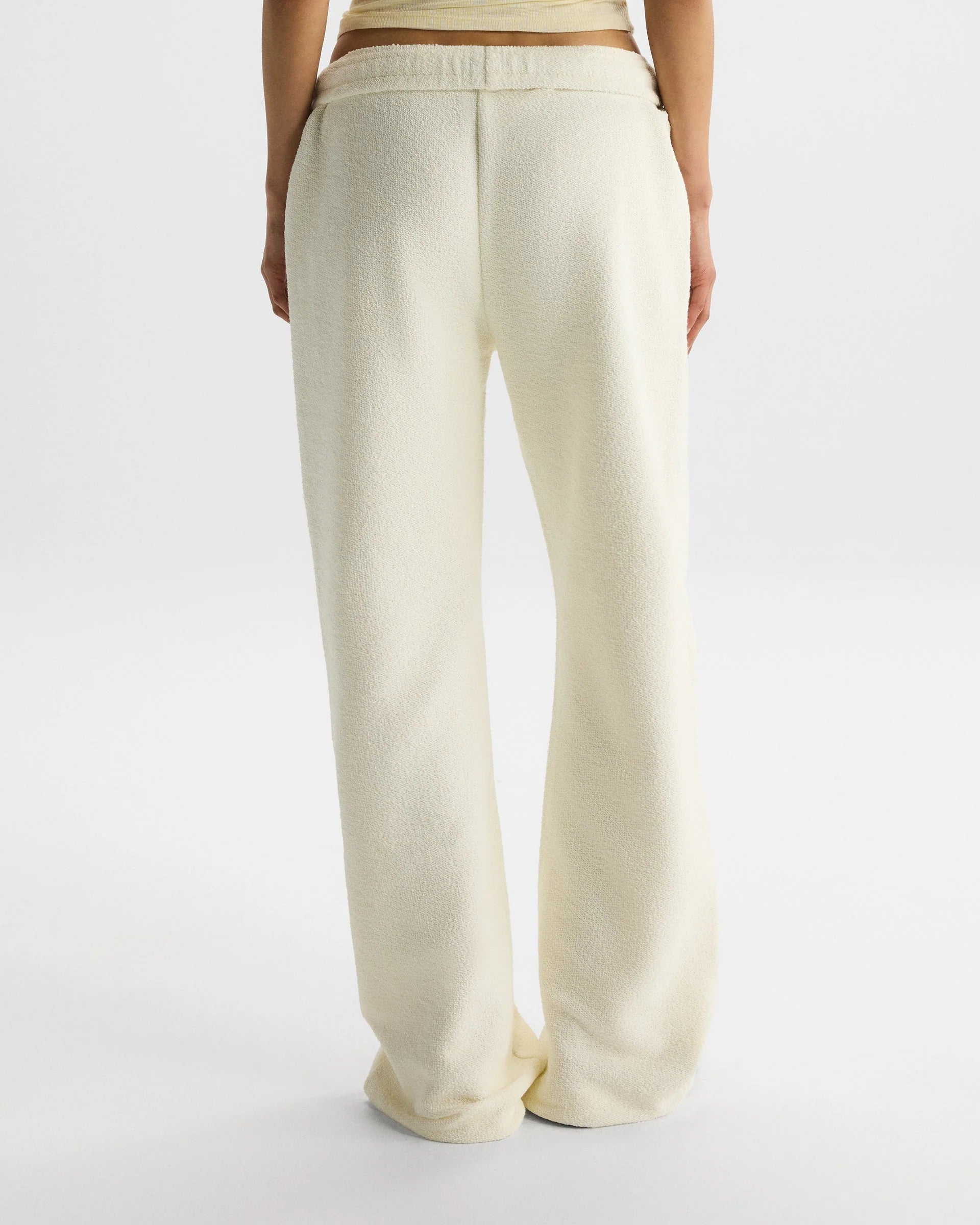 AS Reverse Loopback Straight Leg Sweatpants - Marshmallow White