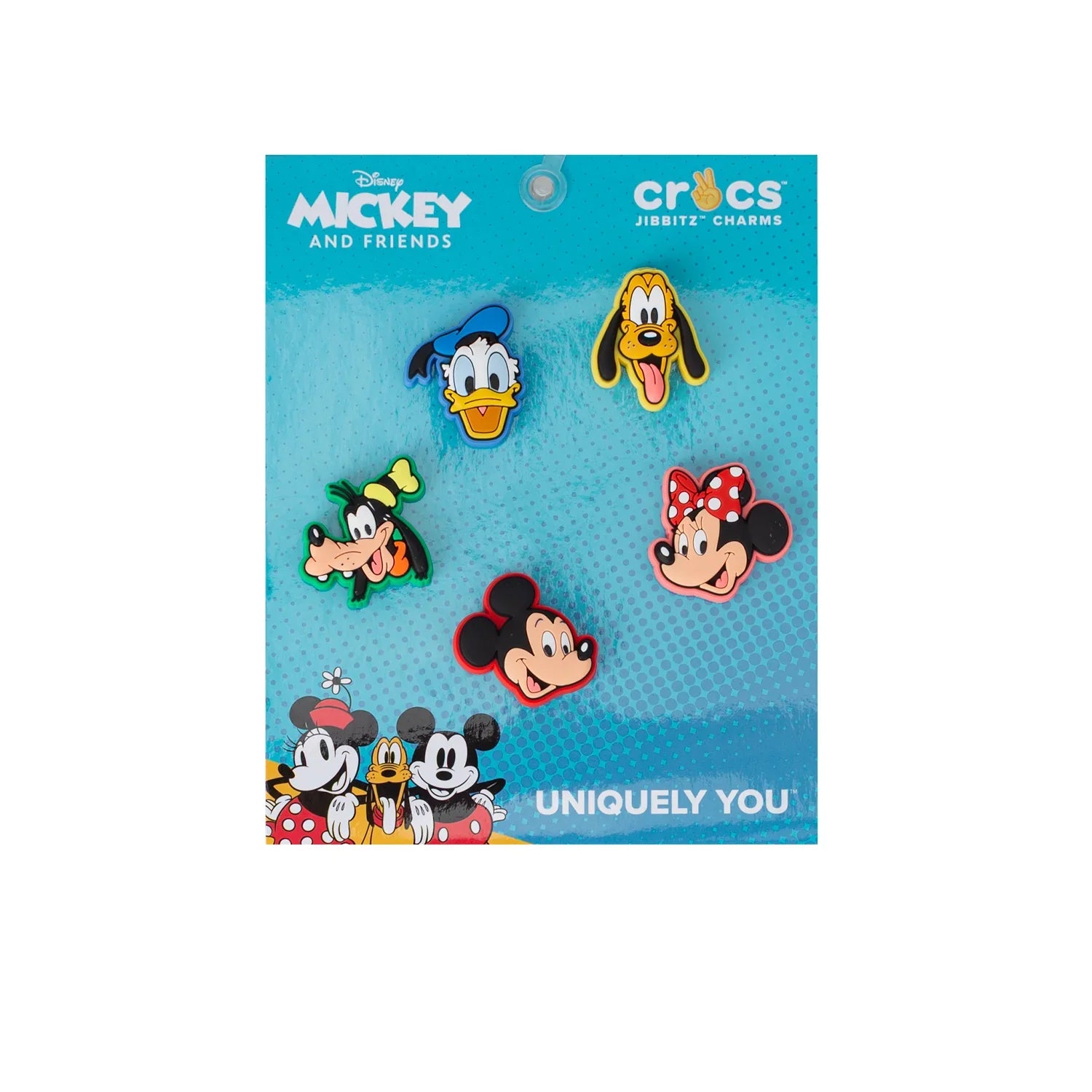 Mickey and Friends Colorful 5 Pack Shoe Charms product image