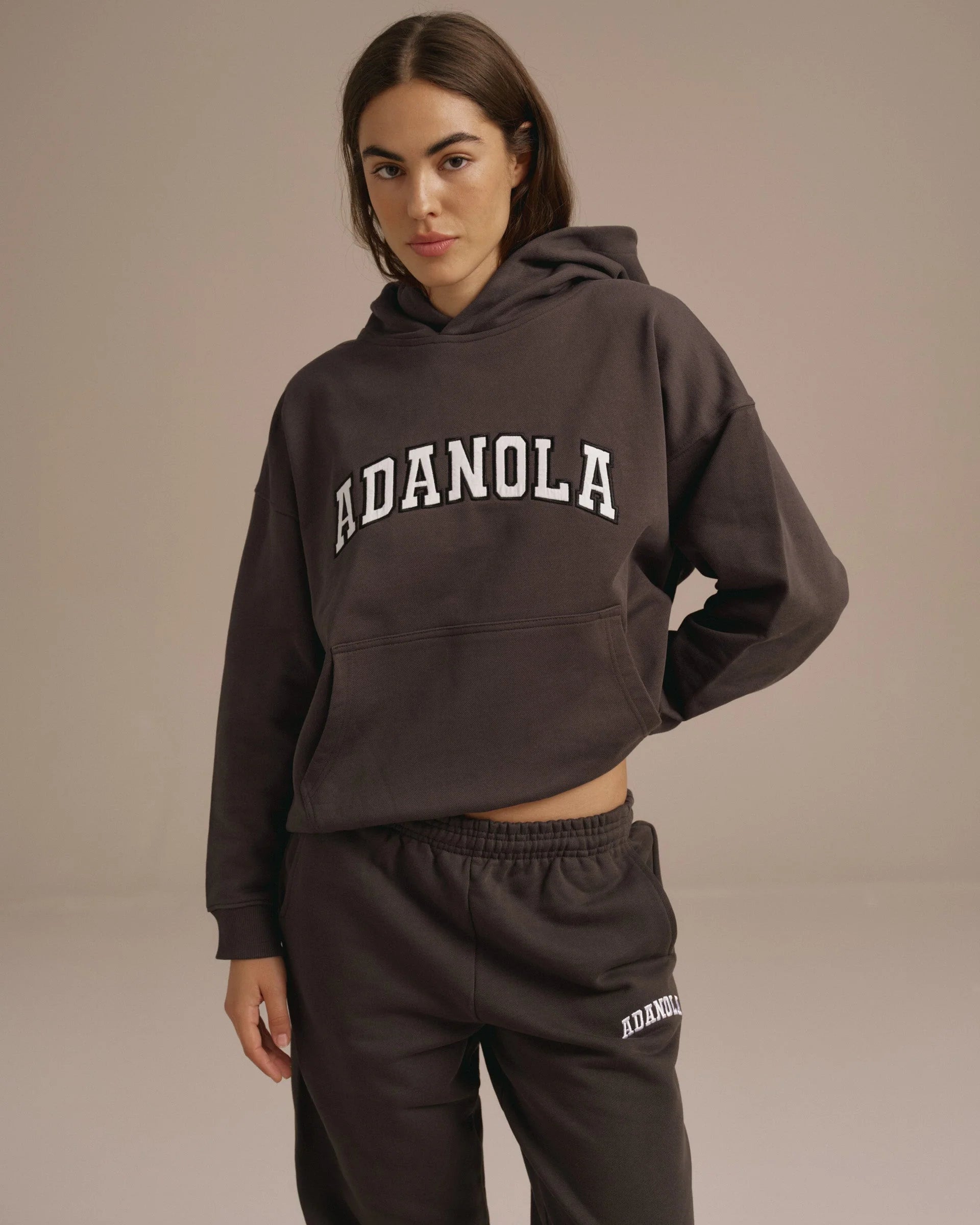 Varsity Sweatpants - Washed Coffee Bean