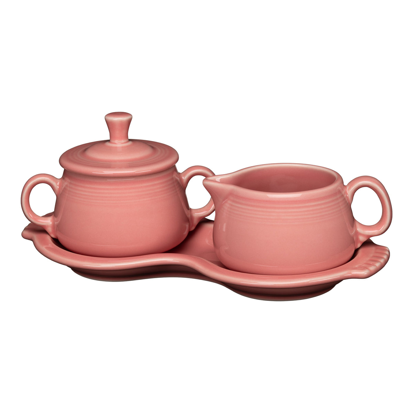 Retired 4-Piece Sugar Bowl and Creamer Set with Tray