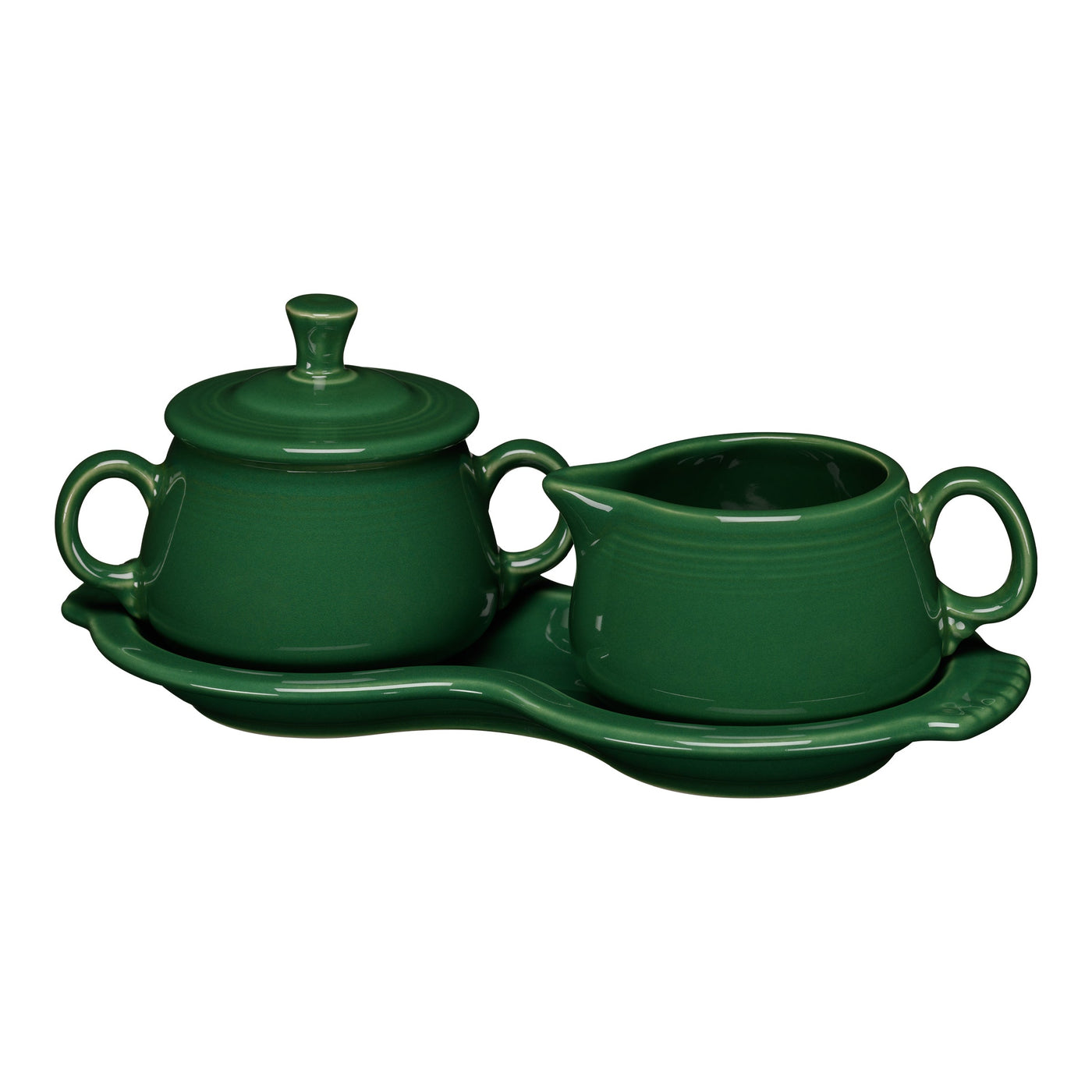 Retired 4-Piece Sugar Bowl and Creamer Set with Tray