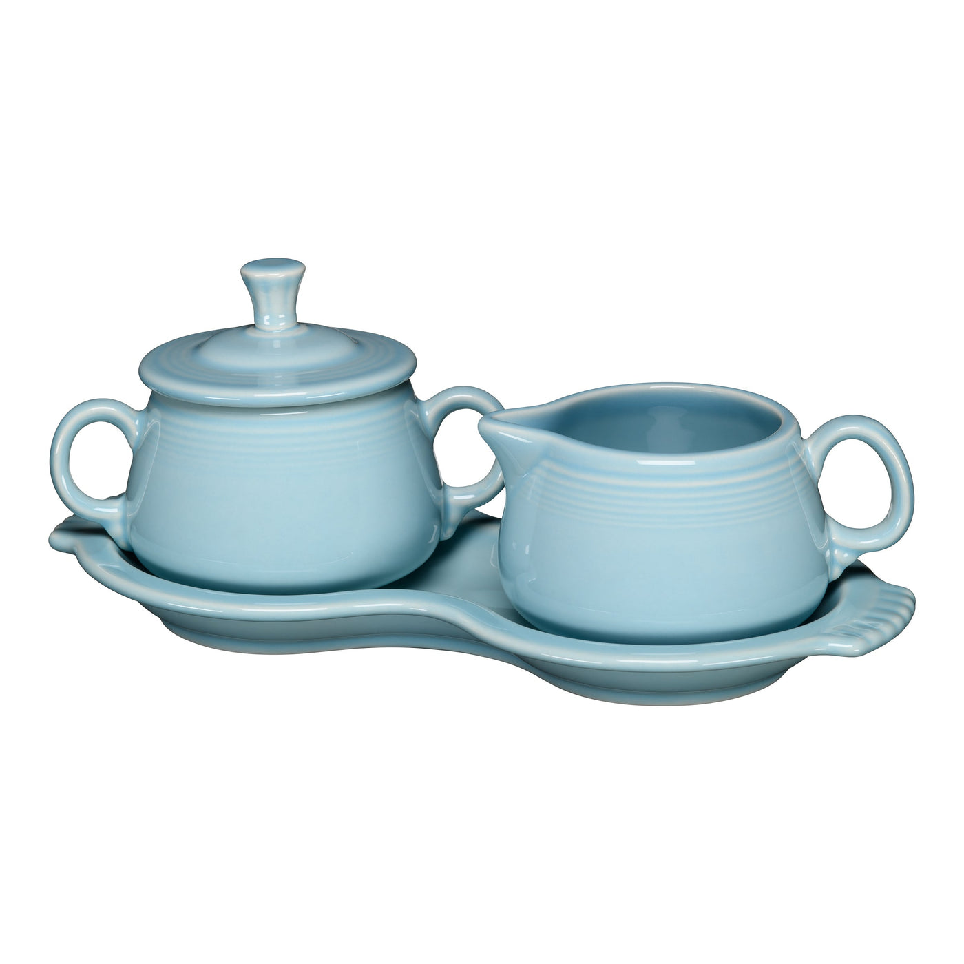 Retired 4-Piece Sugar Bowl and Creamer Set with Tray