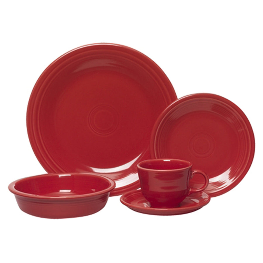 Retired Classic Rim 5-Piece Dinnerware Set, Service for 1