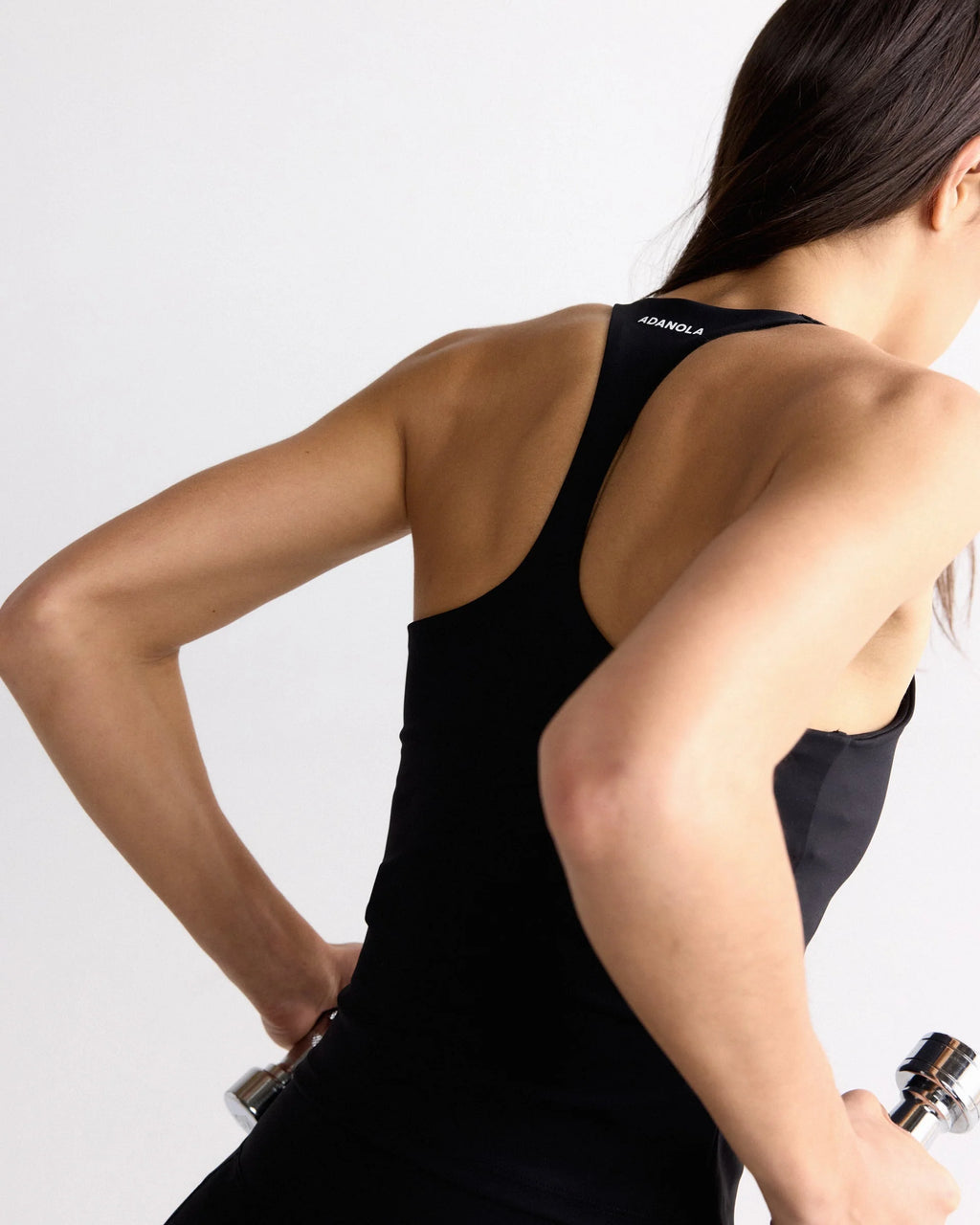 Ultimate Narrow Racer Back Tank - Black