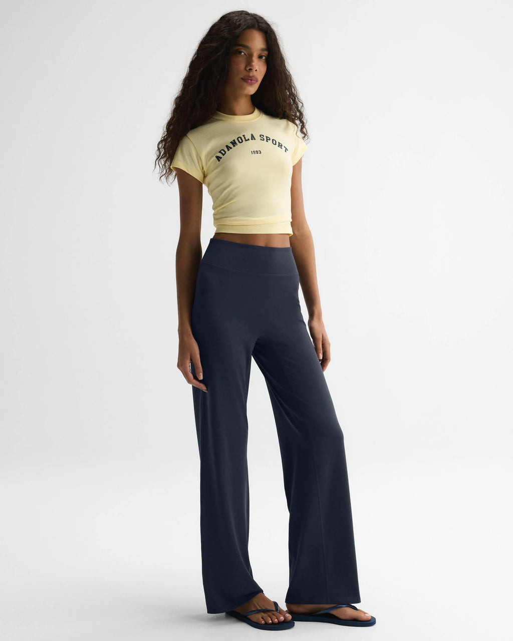 Straight Leg Yoga Pant - Midnight Blue