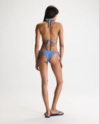 Reversible Side Tide Bikini Bottoms - Blossom Blue/White