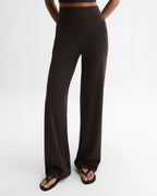 Straight Leg Yoga Pant - Coffee Bean