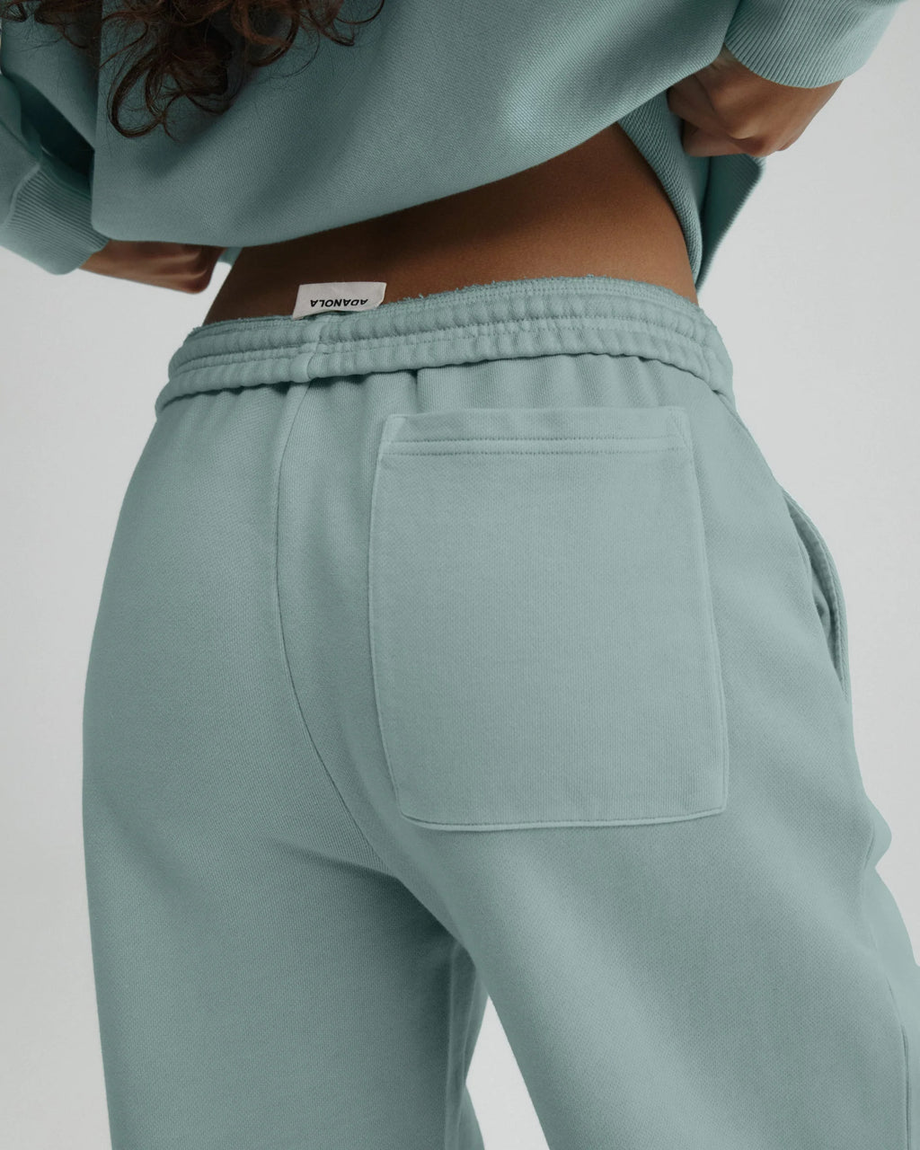 Echo Washed Straight Leg Sweatpants - Ocean Blue/Midnight Blue