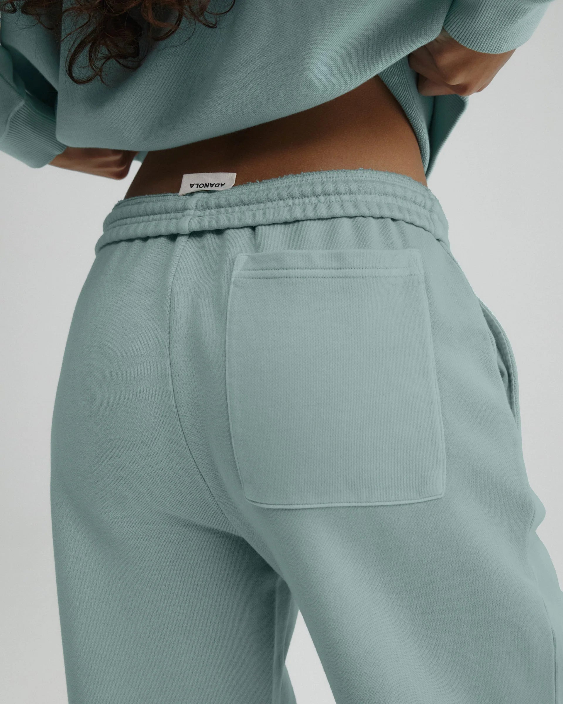 Echo Washed Straight Leg Sweatpants - Ocean Blue/Midnight Blue
