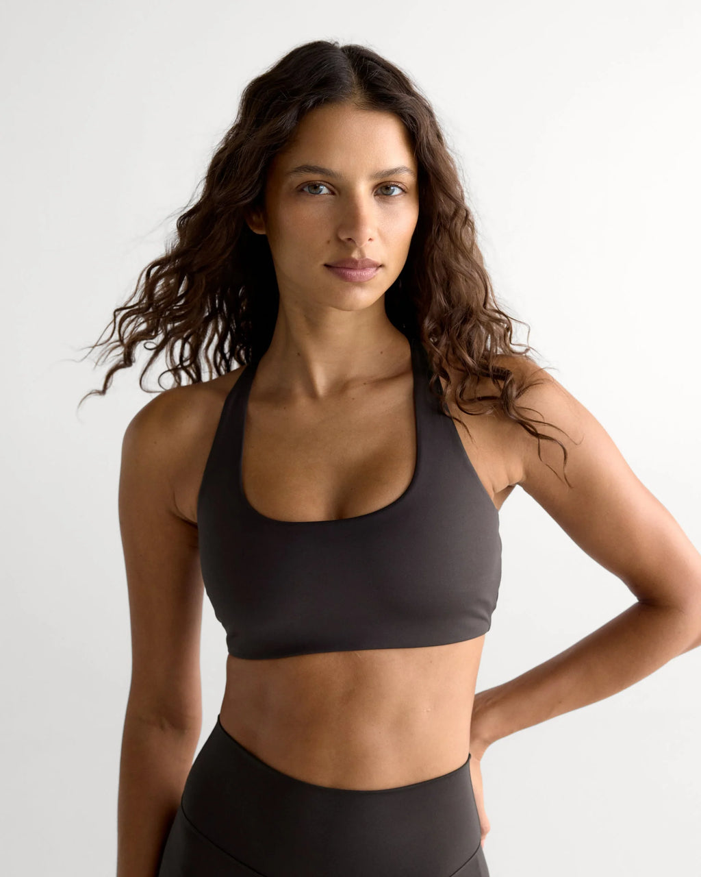Ultimate Narrow Racer Back Bra - Coffee Bean