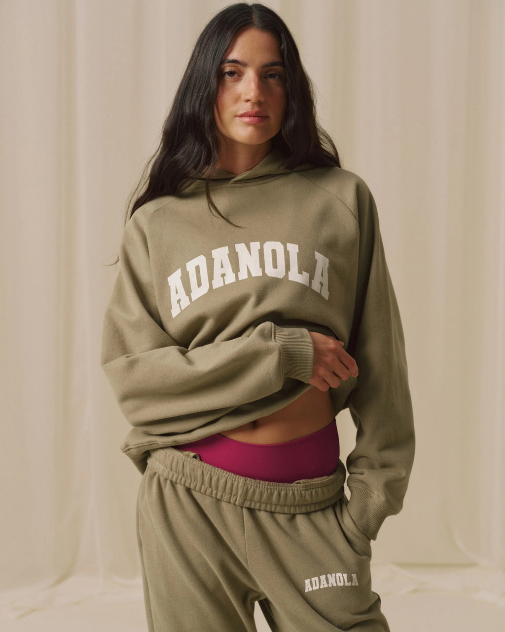 Varsity Loose Fit Hoodie - Pistachio Green