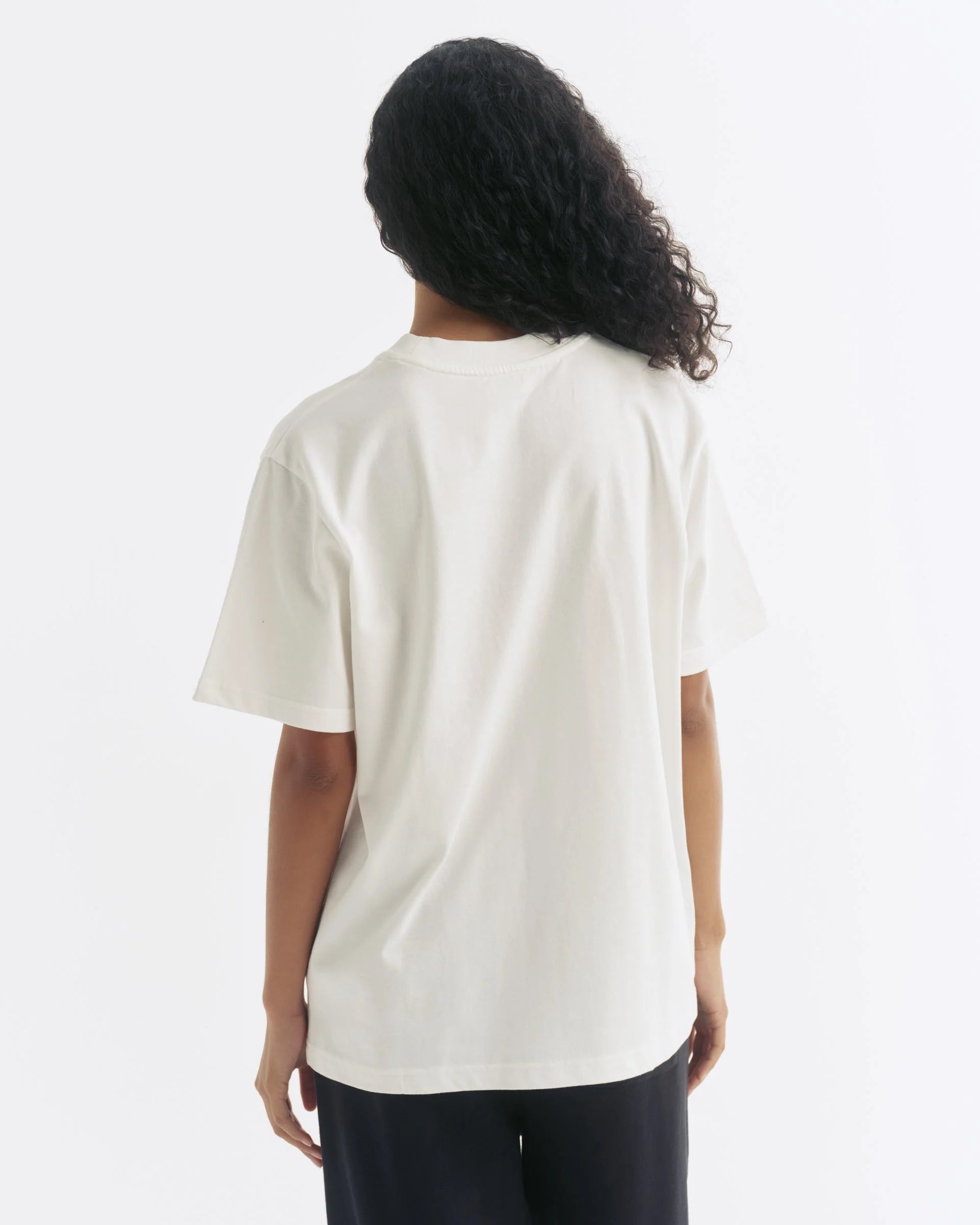 AS Short Sleeve Oversized T-shirt - White/Black