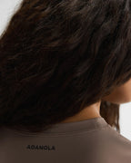 Ultimate Short Sleeve Top - Dusty Brown