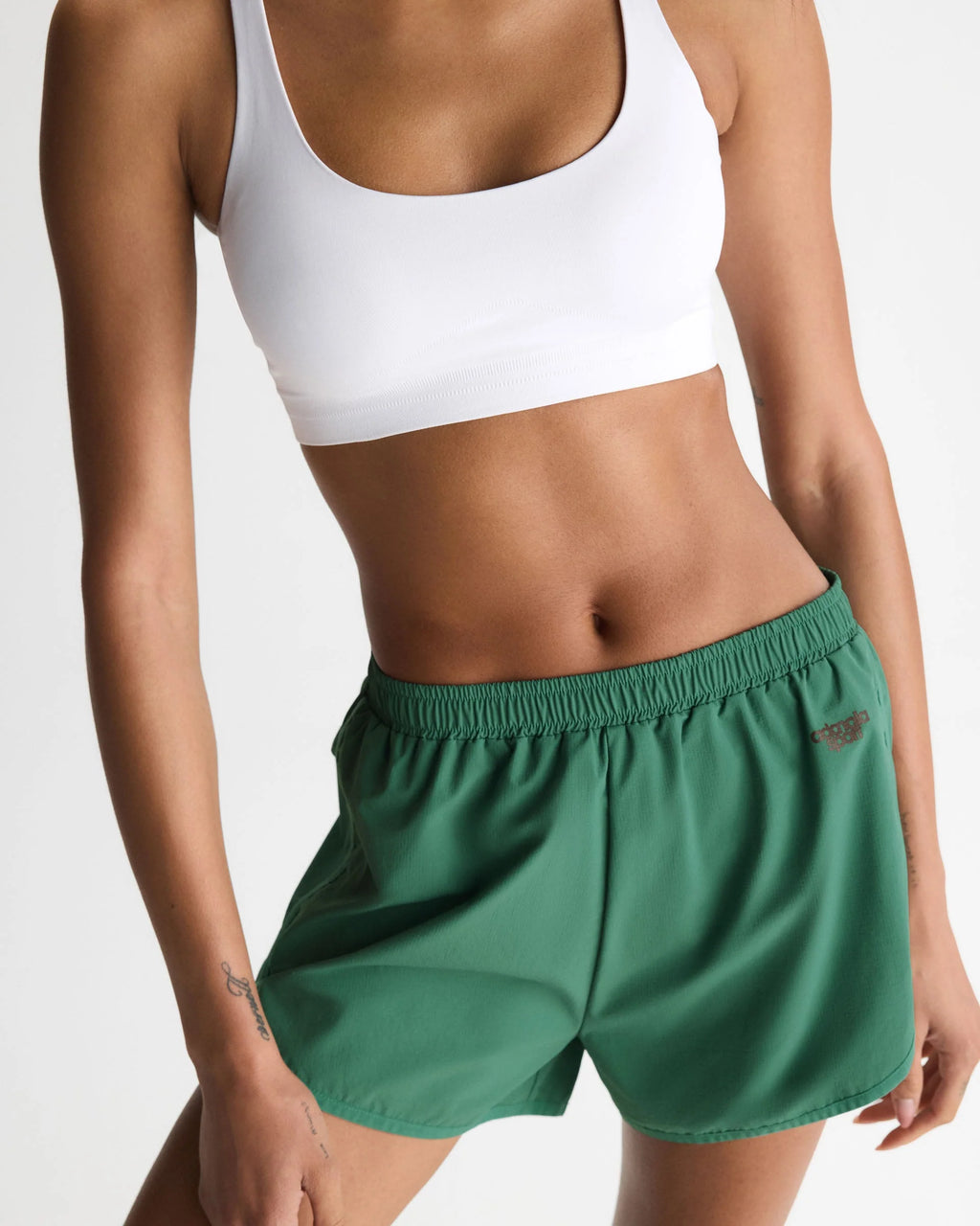 Track Shorts - Eucalyptus Green