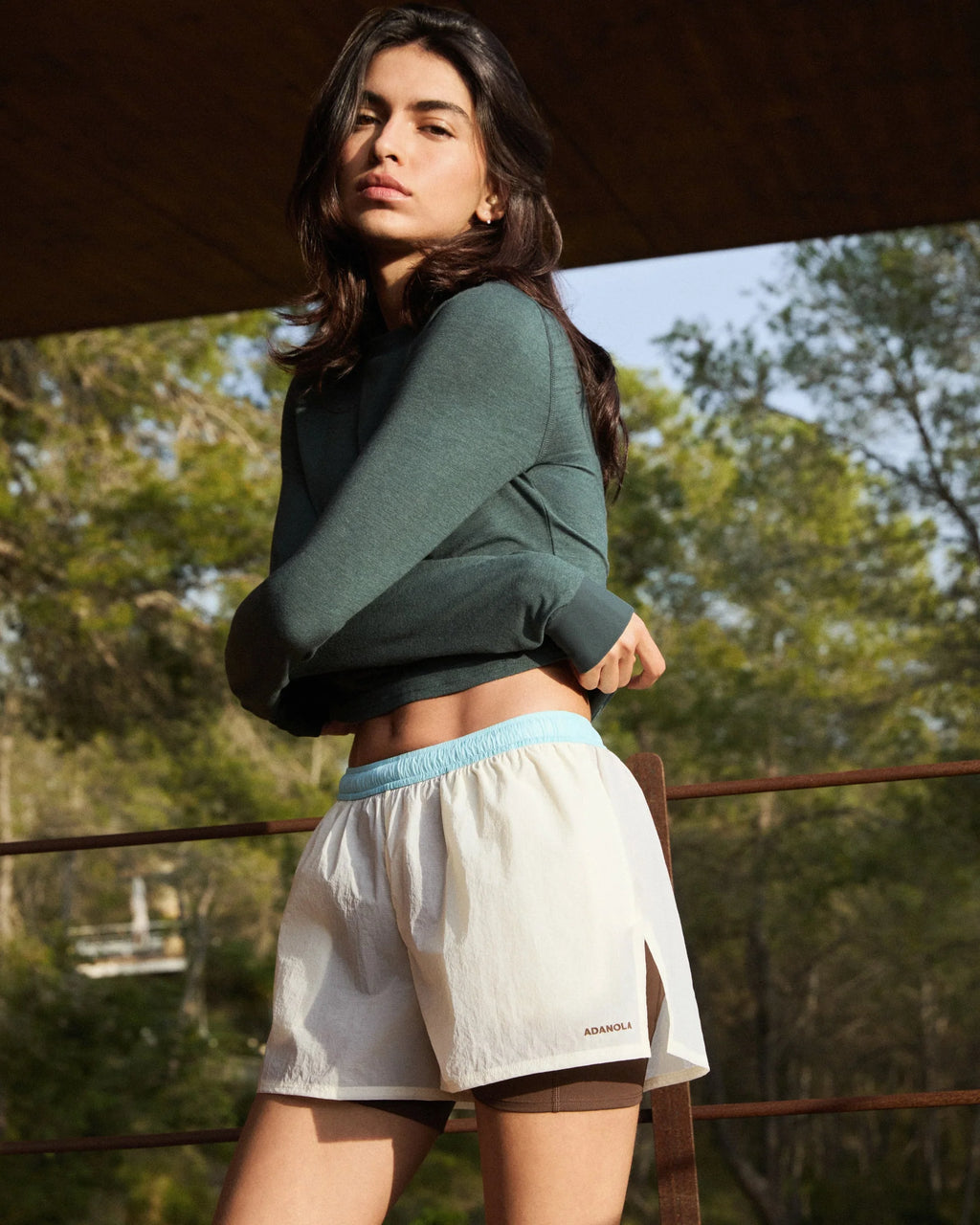 Lightweight Ripstop Double Layer Shorts - Marshmallow White