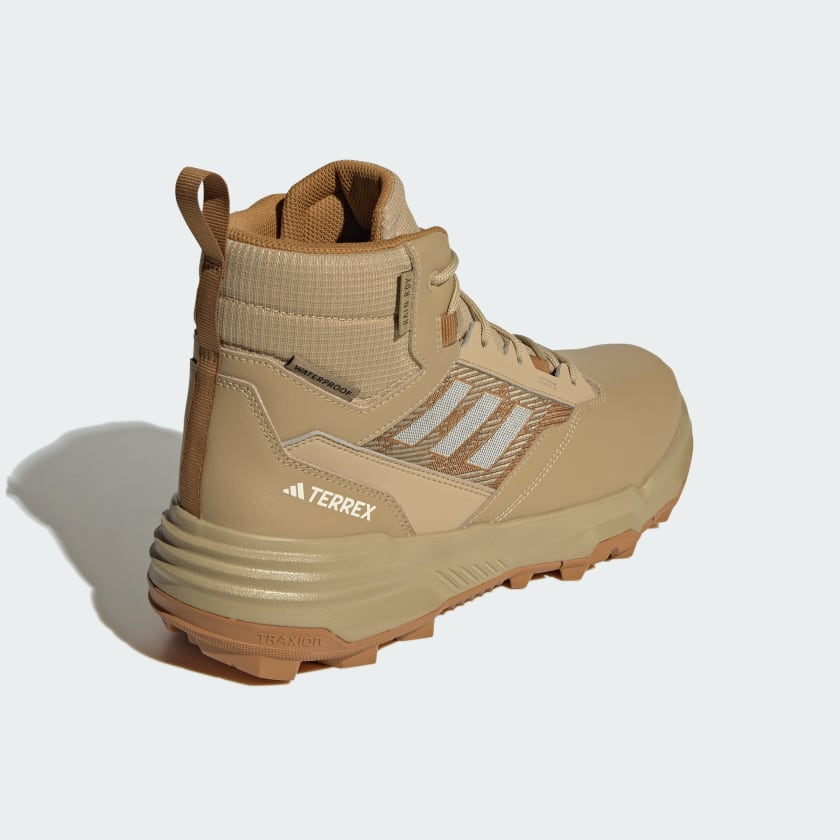 Men's adidas Terrex Unity Leather Mid RAIN.RDY Hiking Shoes