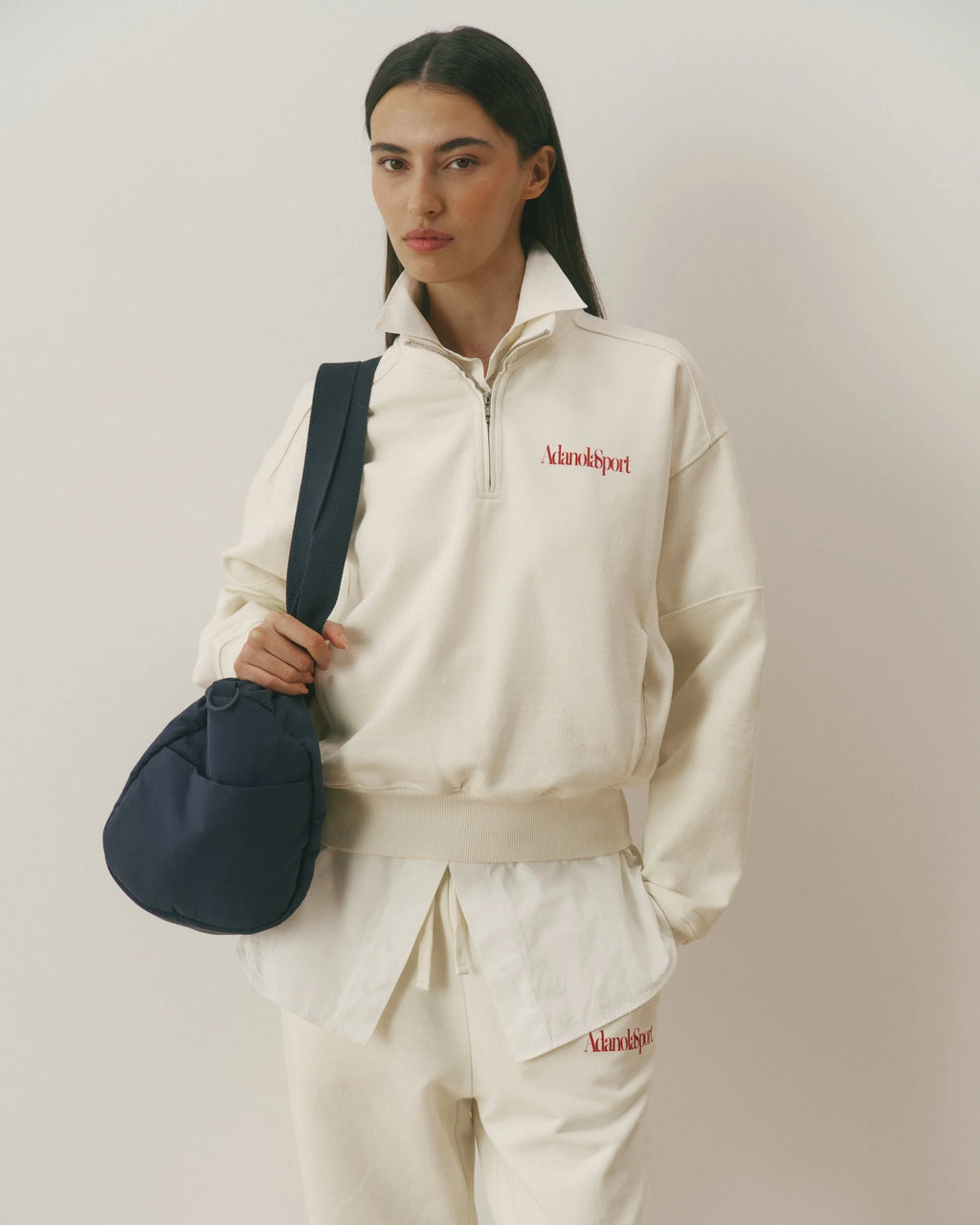 Nylon Duffle Bag - Navy Blue
