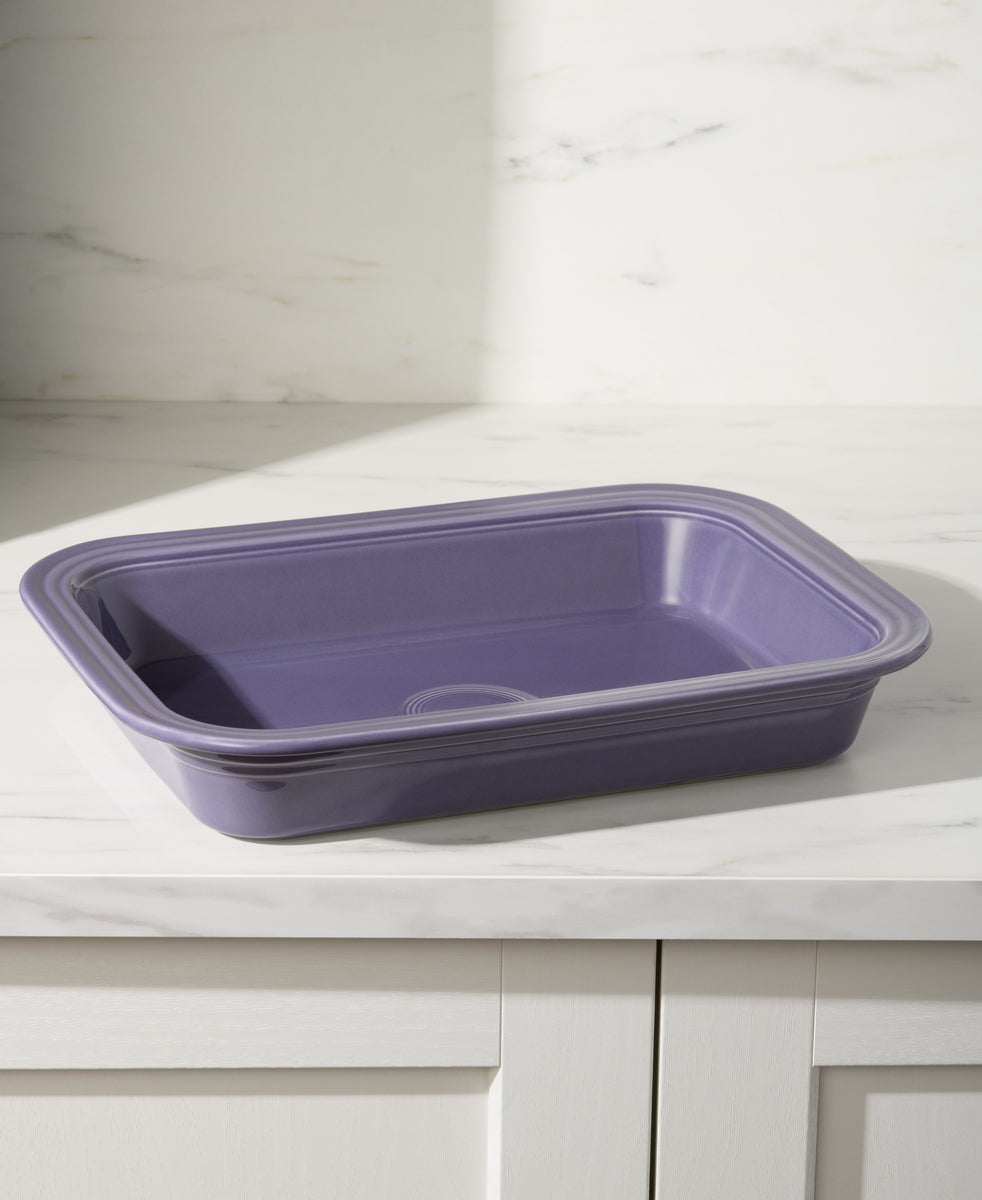 Lavender Rectangular 9x13 Inch Baker 3 Quart