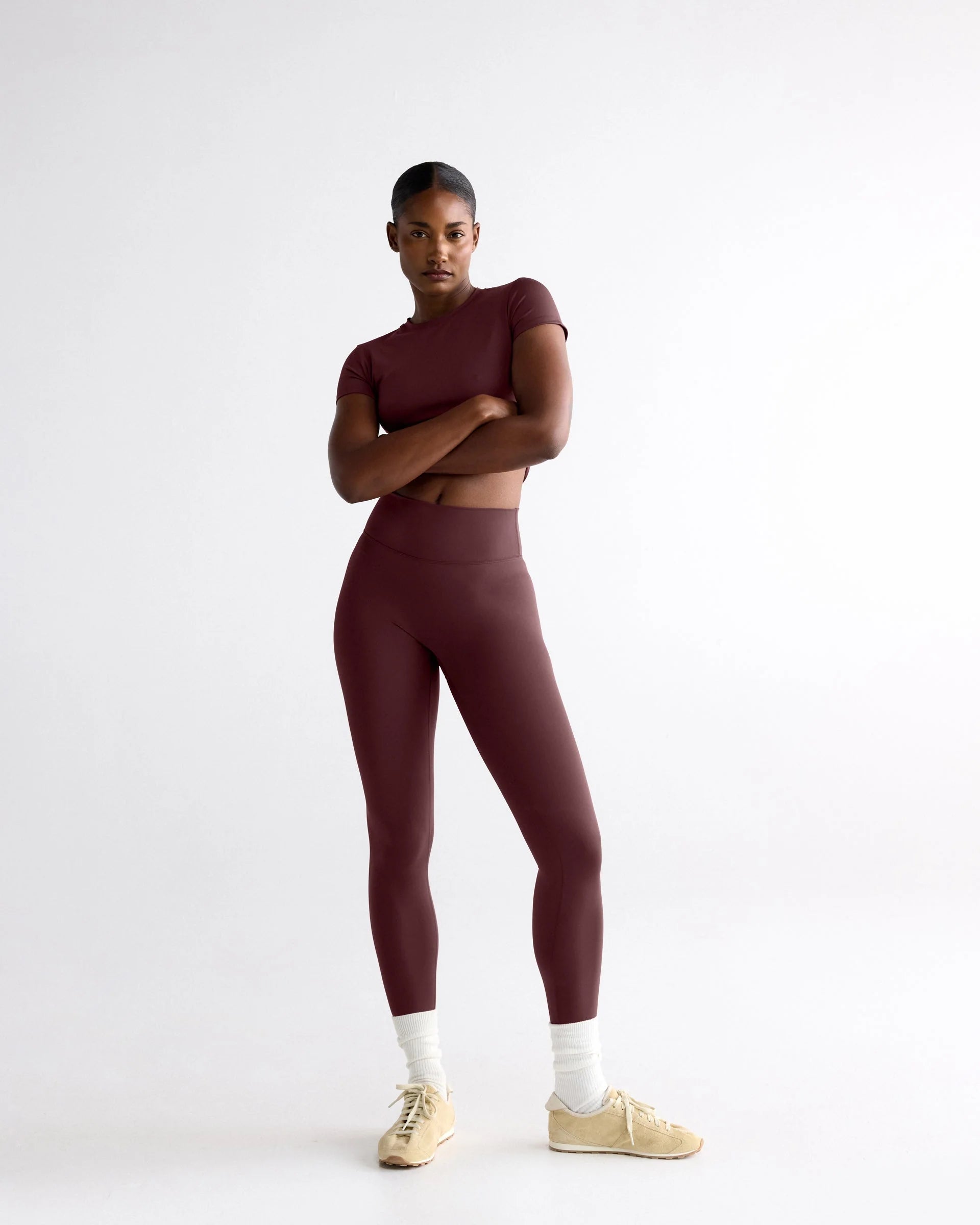 Ultimate Leggings - Mulberry Red
