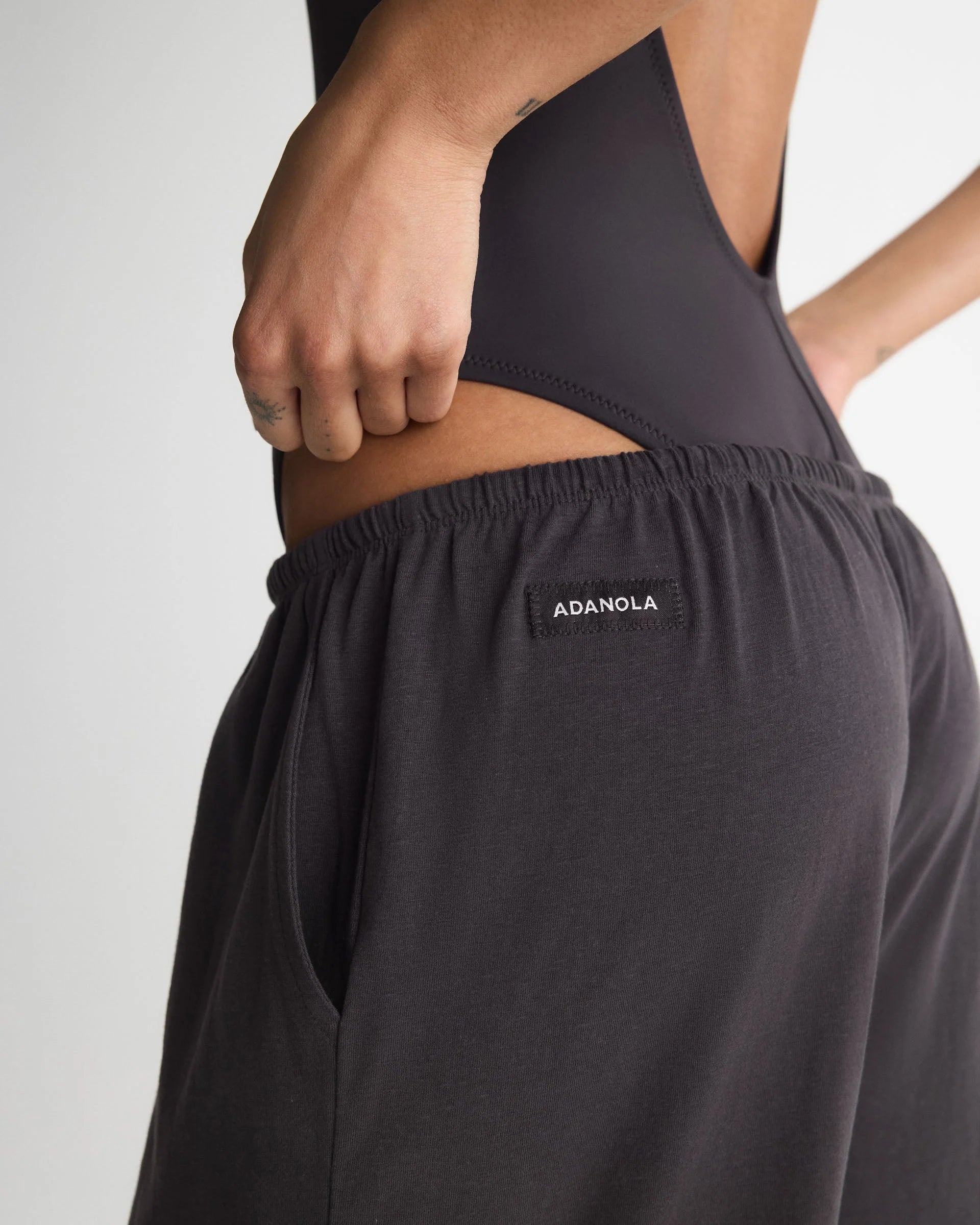 Slub Lounge Trousers - Coffee Bean